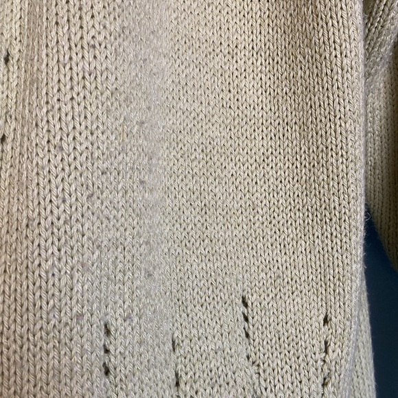 Aran Crafts Ireland Womens Brat Green Open Front Cardigan Sweater Knit Duster - Picture 6 of 11